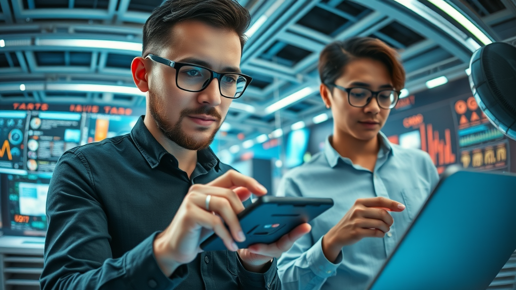 Entrepreneurs using technology for seamless digital networking