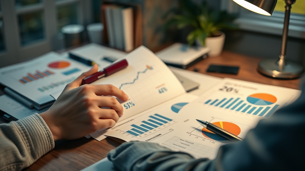 financial planning for outdoor kitchen, thoughtful analysis, showcasing budget components, Cinematic, office setting with graphs and charts, highly detailed, subdued colors, desk lamp lighting, shot with a 50mm lens
