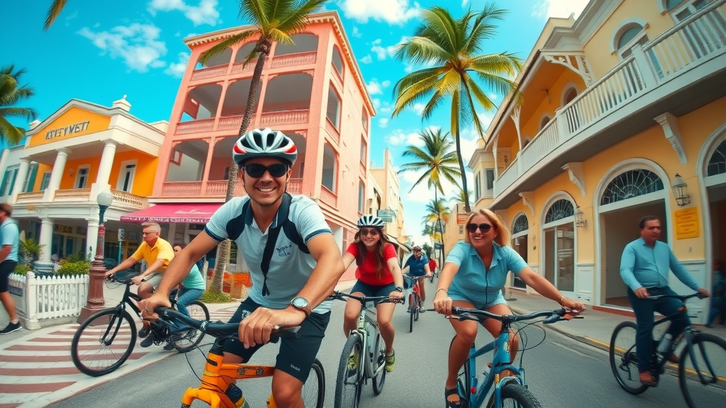 Vibrant Key West, adventurous mood