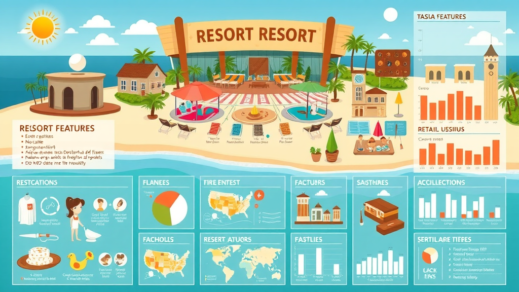 infographic of resort features and offers